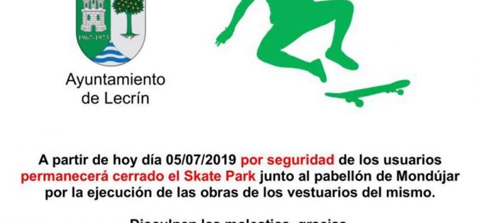 Cierre Skate Park