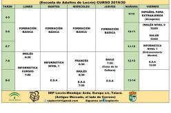 Horario Colegio Adultos