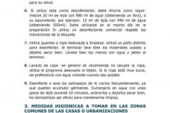 Medidas de higiene