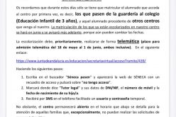 Plazo admisión CPR El Azahar