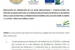 Empleo: Técnico de gestión