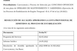 Fecha Jardinería