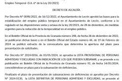 Nombramiento Operario