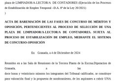 Limpiador contador baremo