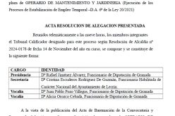 Alegación jardinería