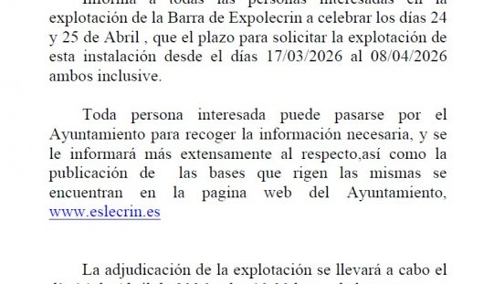 Barra ExpoLecrín 26