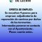 Aviso trabajo
