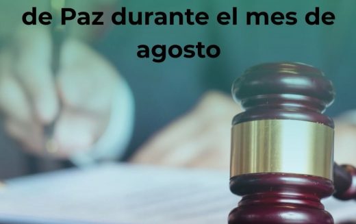 Cierre juzgado agosto